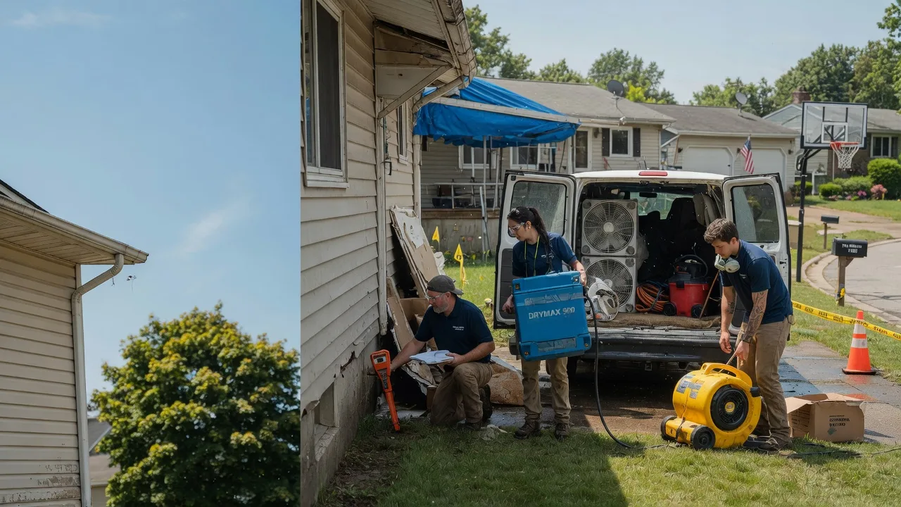 Ceiling Leak Cleanup in Little Suamico, WI near me
